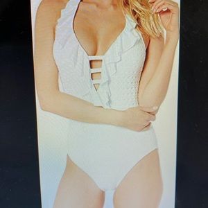 Lilly Pulitzer Nevis Halter One-Piece Swimsuit 10